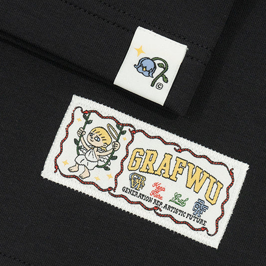 GRAFWU Pearl GW Letter Ak47 Angel T-Shirts