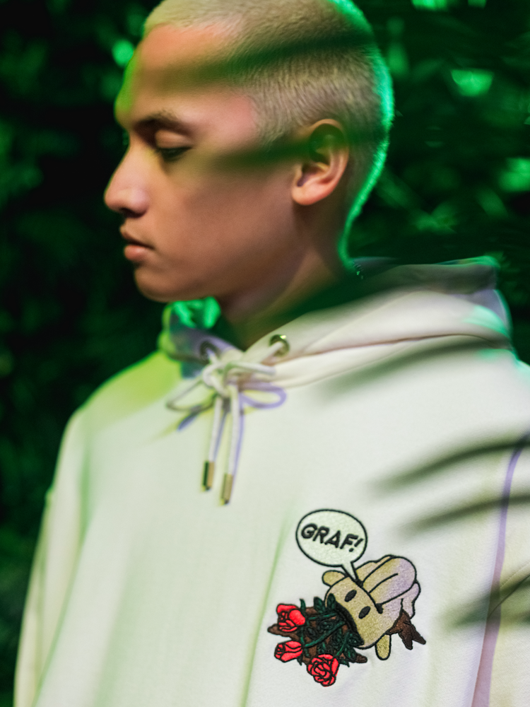 GRAF&WU 12 Flower shop Boo ghost Hoodie