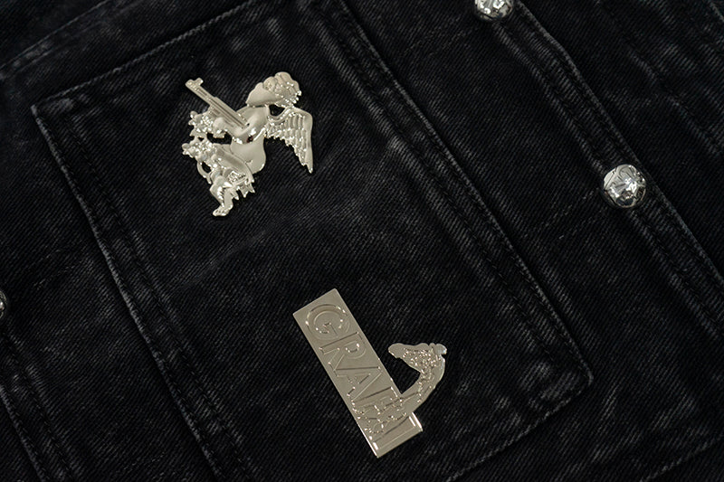 GRAF&WU Metal AK47 Angel Giraffe Cargo Overalls