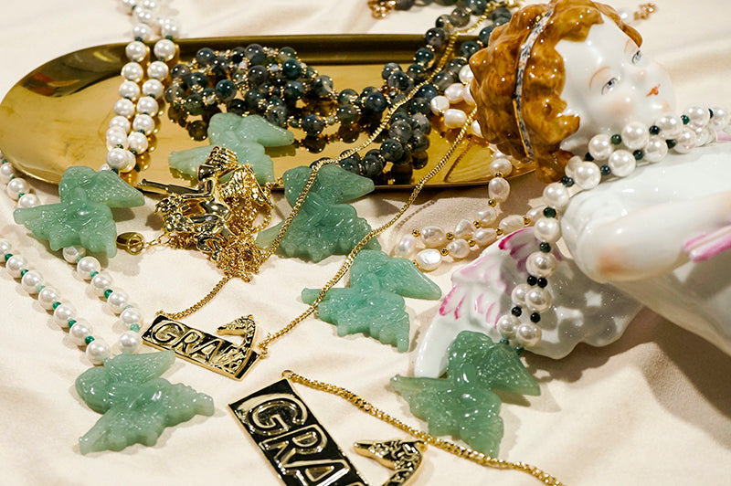 GRAF&WU Ak47 Little Angel Necklaces Bogo Giraffe Jewelry Hip Hop Trend Shiny Necklace Special Design Accessories