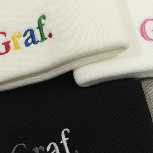 GRAF&WU Colorful Embroidery Graf Beanie