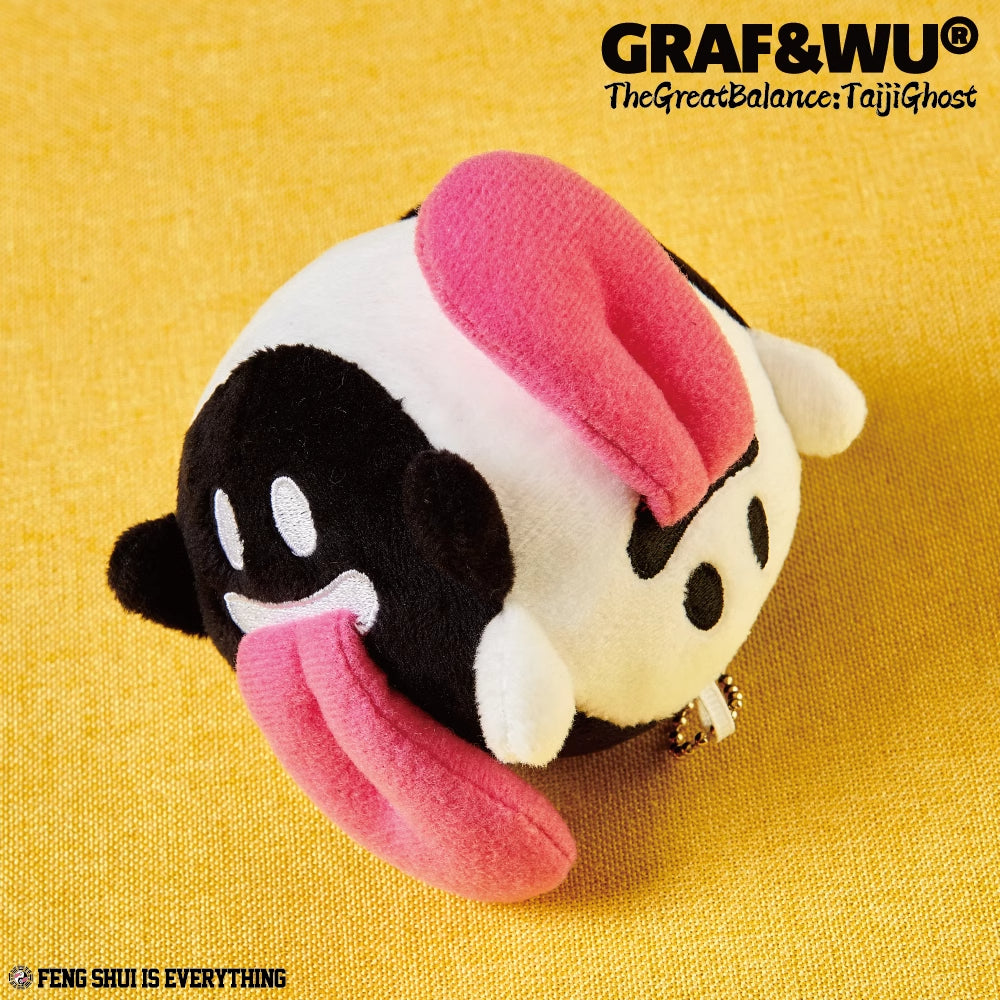 GRAF&WU TaiChi BooGhost Bag Pendant and Keychain