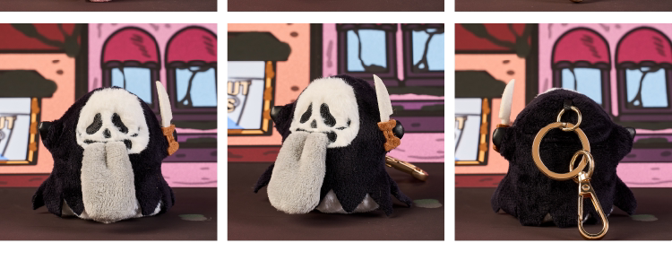 GRAF&WU Halloween Mini Bat Unicorn Cute Ghost Character Trend Keychain