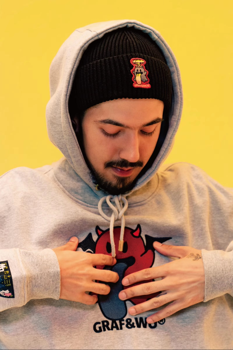 GRAF&WU BooGhost Original Loose-Fit Fleece Hoodie