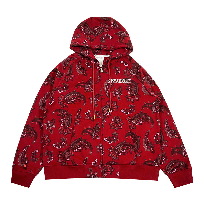 GRAF&WU Paisley 2.0 Pattern Printing Coat
