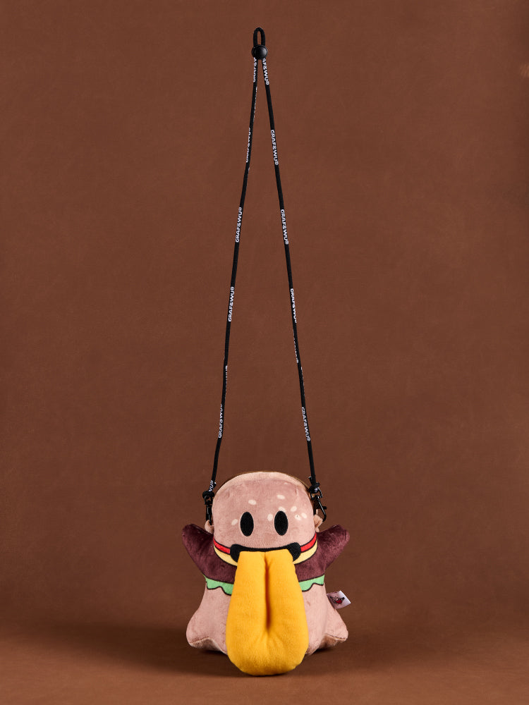 GRAF&WU Booghost Doll Bag Cute Ghost Angel Devil Messenger Bag Plush Mobile Phone Bags Portable Small Backpack Men Women Lovely Sling Bag