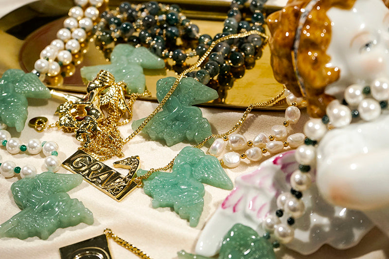 GRAF&WU Ak47 Little Angel Necklaces Bogo Giraffe Jewelry Hip Hop Trend Shiny Necklace Special Design Accessories