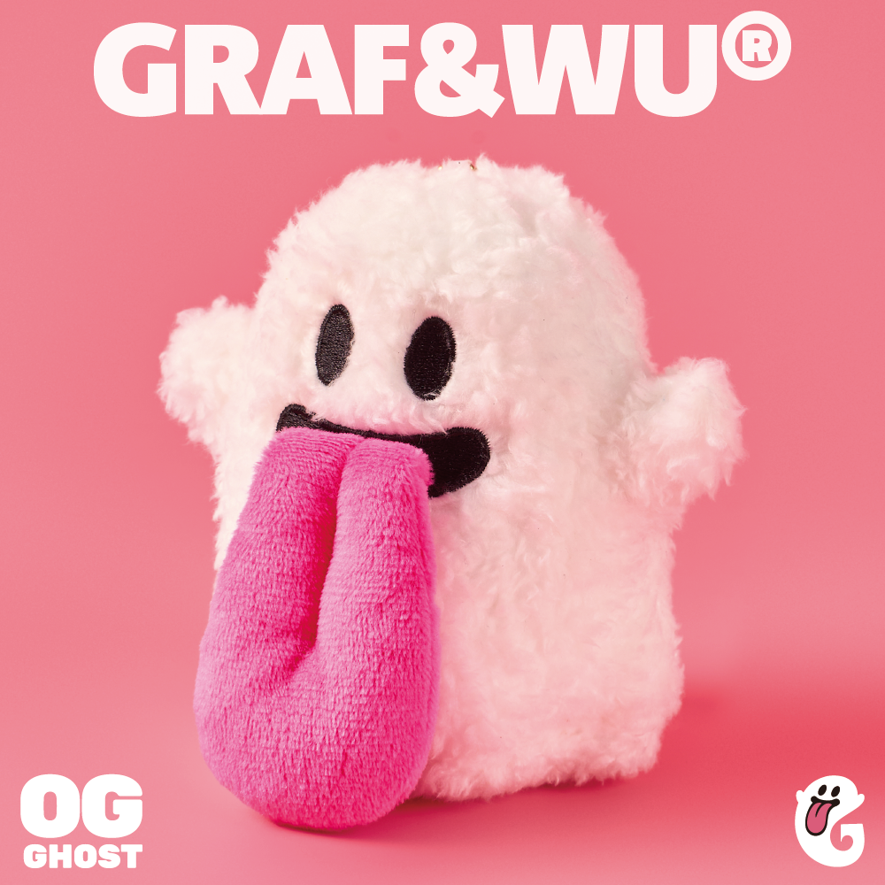 GRAF&WU Bag Charms OG Cute Ghost Keychains Plush Boo Ghost Trendy Doll Bag Hanging Fashion Keychain Men Women Lovely Bag Pandents