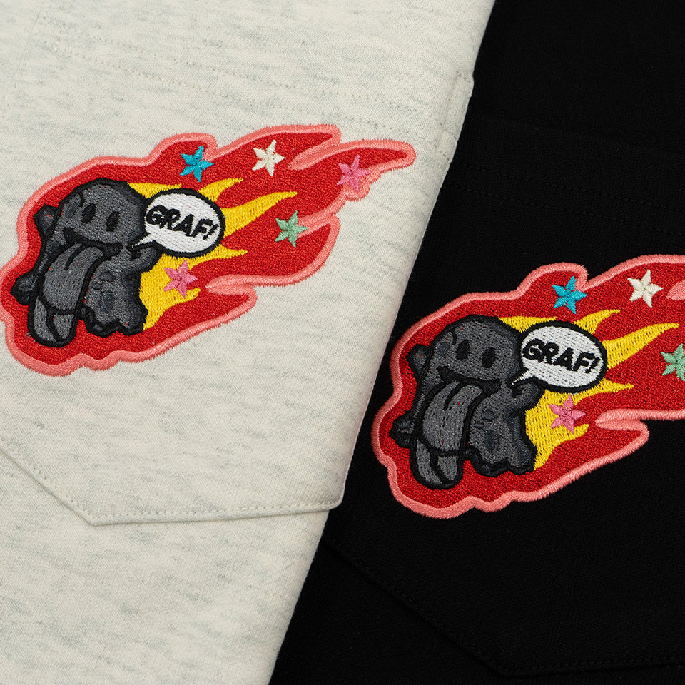 GRAF&WU Solar System 12 Planets Cute Ghost Long-sleeves Shirt