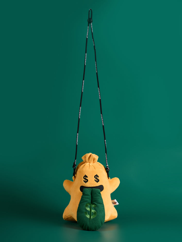 GRAF&WU Booghost Doll Bag Cute Ghost Angel Devil Messenger Bag Plush Mobile Phone Bags Portable Small Backpack Men Women Lovely Sling Bag