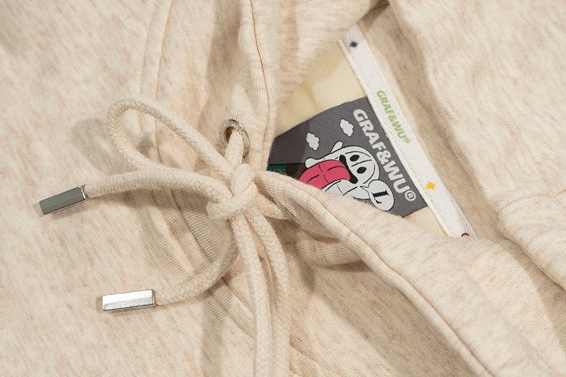 GRAF&WU Original 12 Cute Vegetable Ghost Embroidered Hoodies