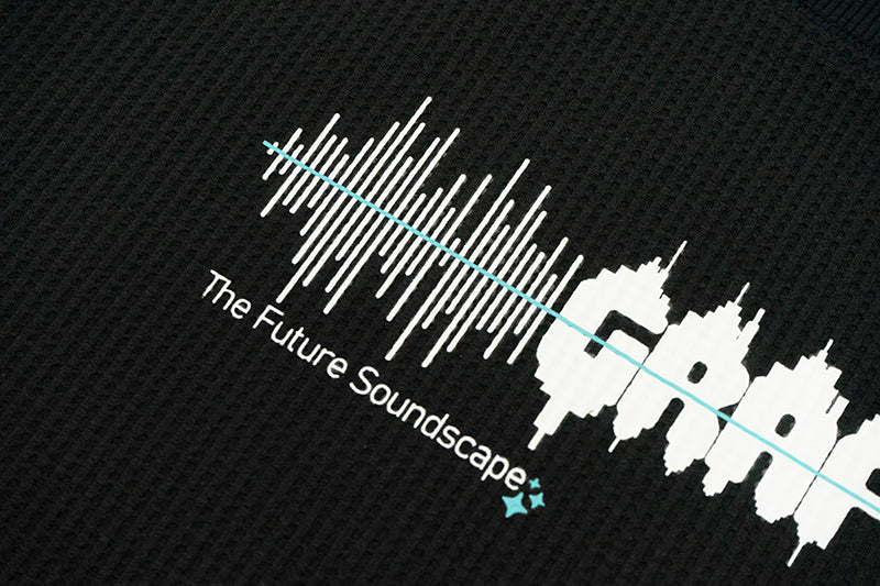 GRAFWU Music City Sound Wave Pattern Design T-Shirt