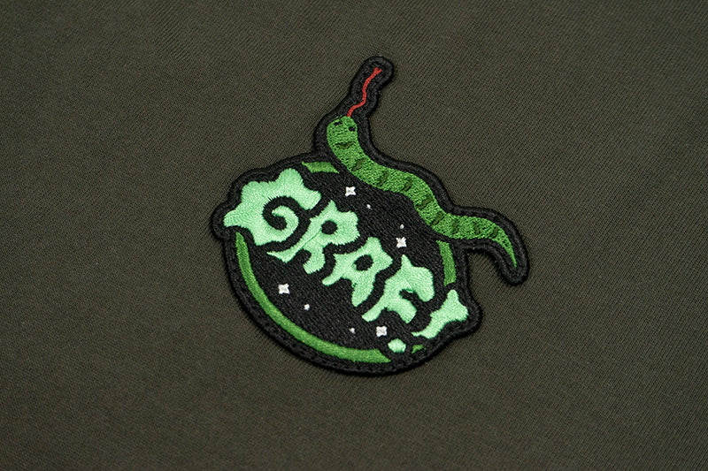 GRAFWU Green Mini Snake T-Shirts