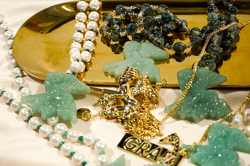 GRAF&WU Ak47 Little Angel Necklaces Bogo Giraffe Jewelry Hip Hop Trend Shiny Necklace Special Design Accessories