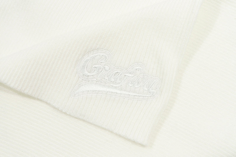 GRAFWU Brand Letter Embroidery Men Sports Vest
