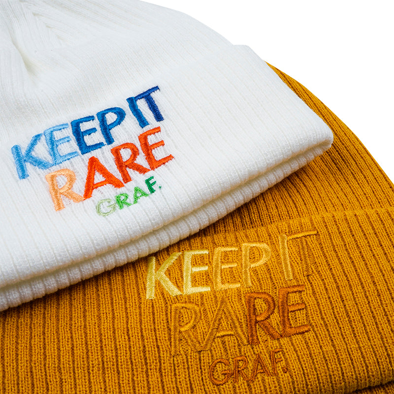 GRAF&WU KEEP IT RARE Colorful Embroidered Knitted Hat