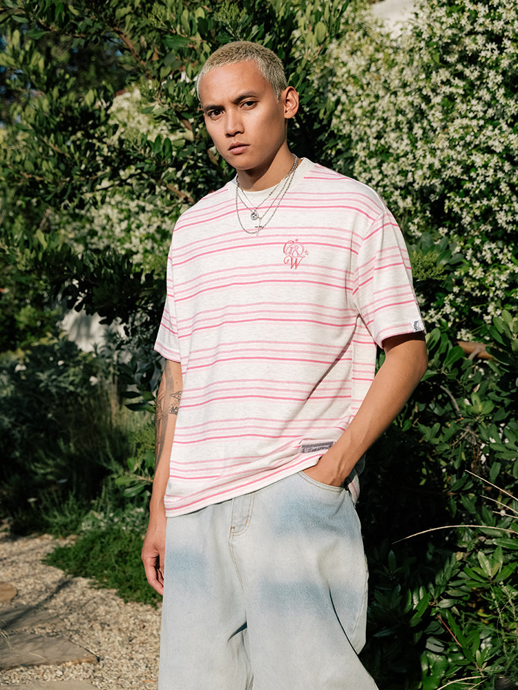 GRAF&WU Snake Embroidered Brand Logo T-Shirt