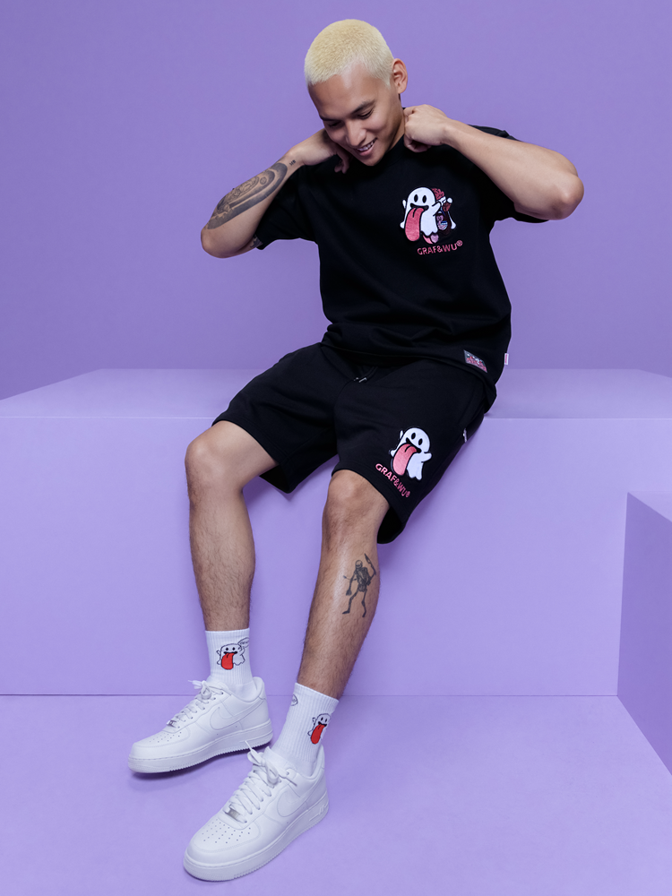 GRAFWU Magic Stickers Anatomy Ghost T-Shirts