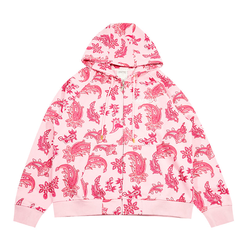 GRAF&WU Paisley 2.0 Pattern Printing Coat