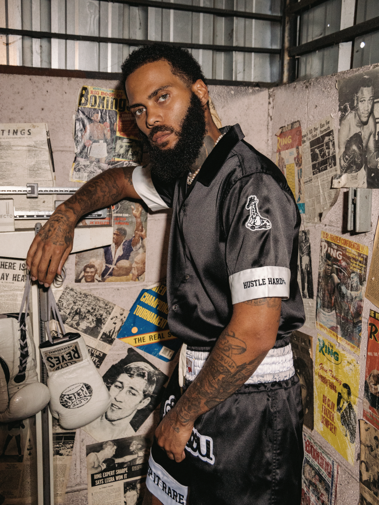 GRAF&WU Boxing Acetate Fabric T-Shirts