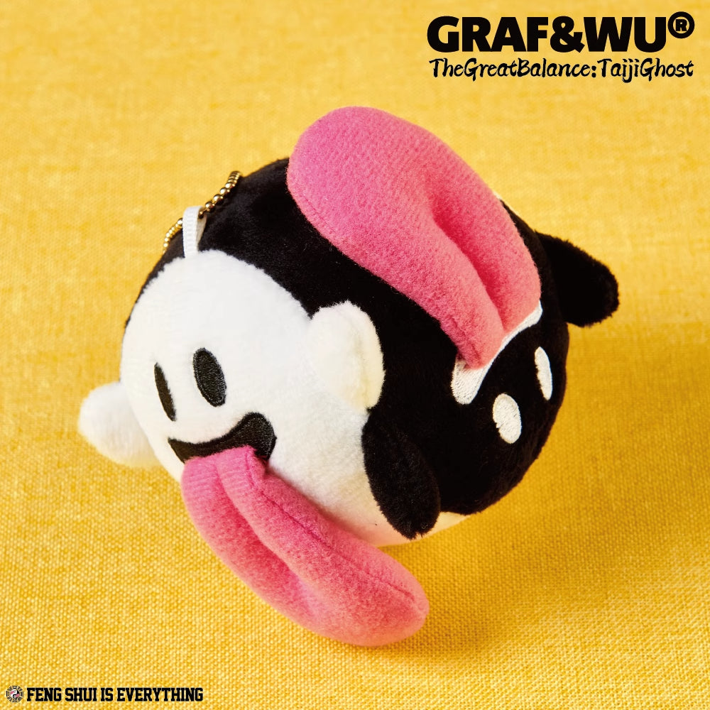 GRAF&WU TaiChi BooGhost Bag Pendant and Keychain
