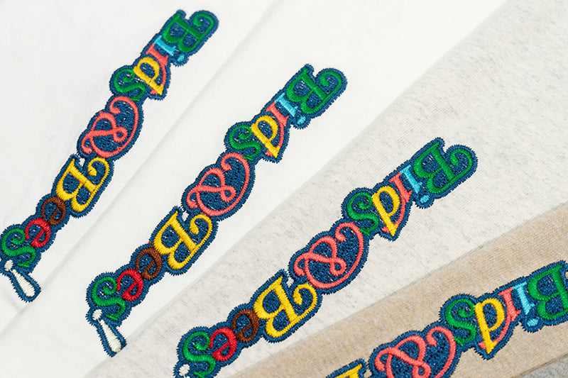 GRAFWU BirdsBees BooGhost embroidered T-shirts