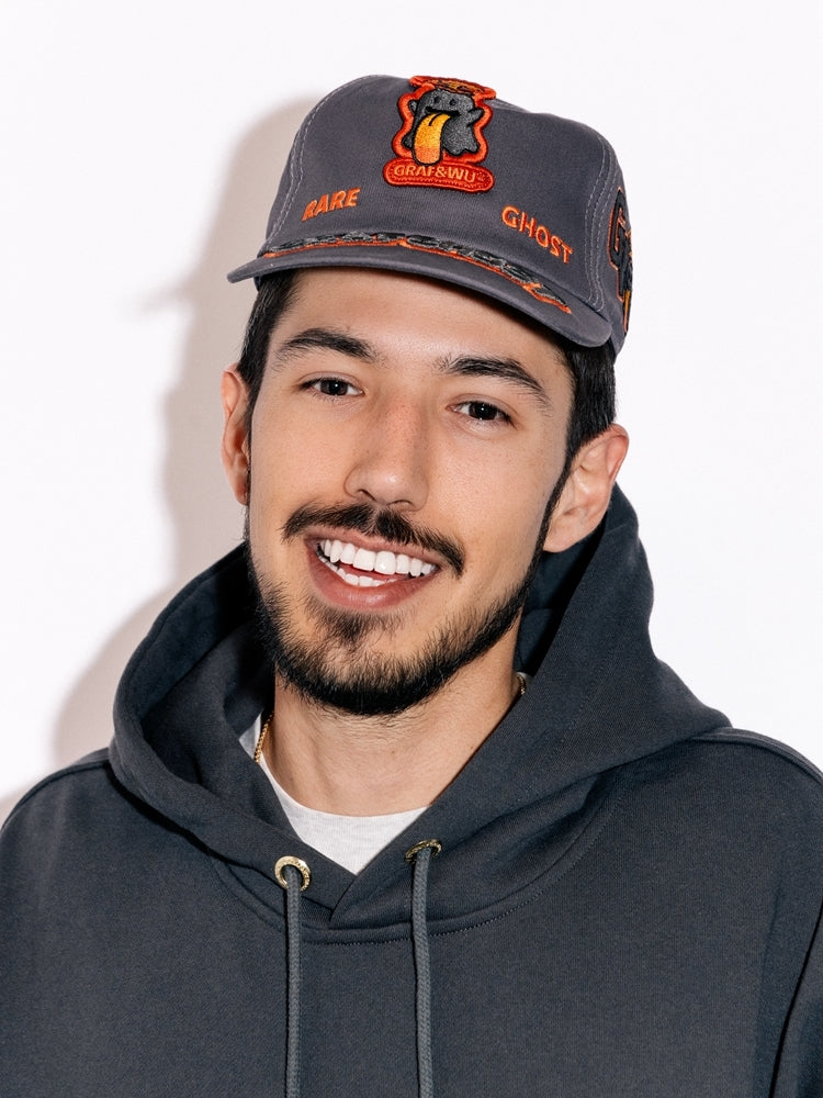 GRAFWU Boo Ghost Embroidery Baseball Cap