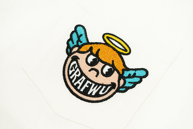 GRAFWU Angel Devil Cute Face T-Shirts