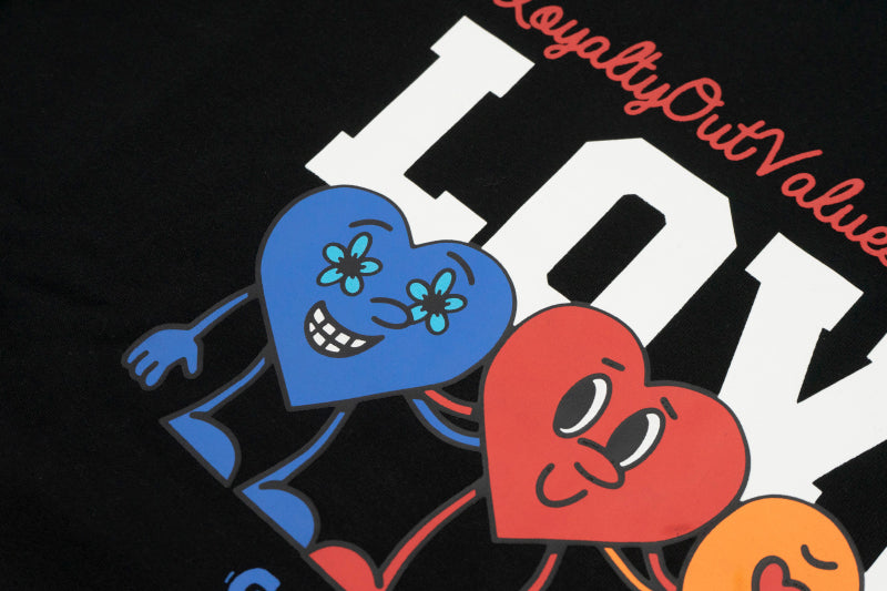 GRAF&WU Three Cute Love Characters T-Shirt