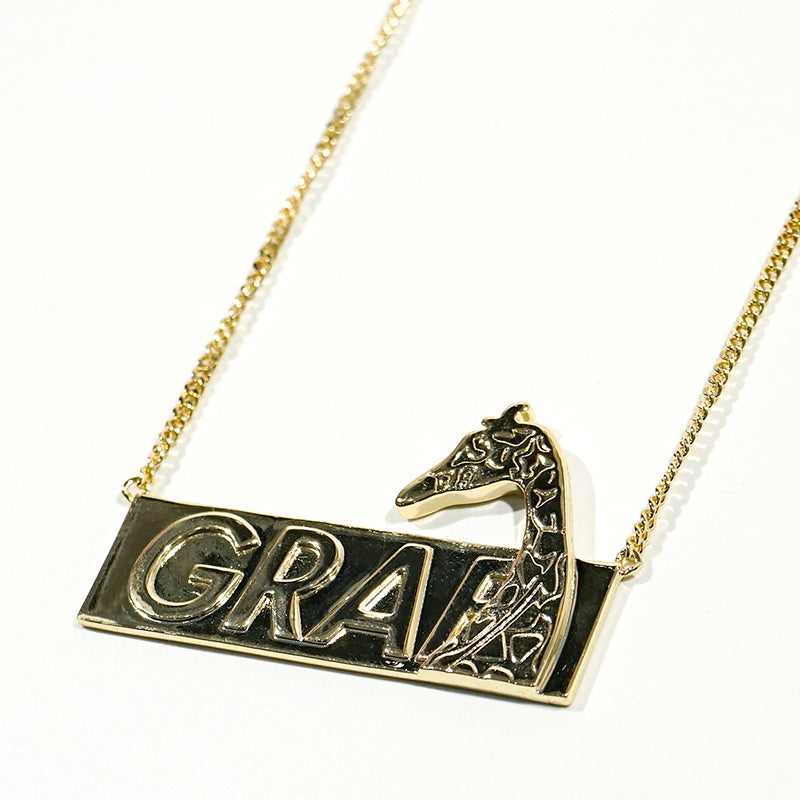 GRAF&WU Ak47 Little Angel Necklaces Bogo Giraffe Jewelry Hip Hop Trend Shiny Necklace Special Design Accessories