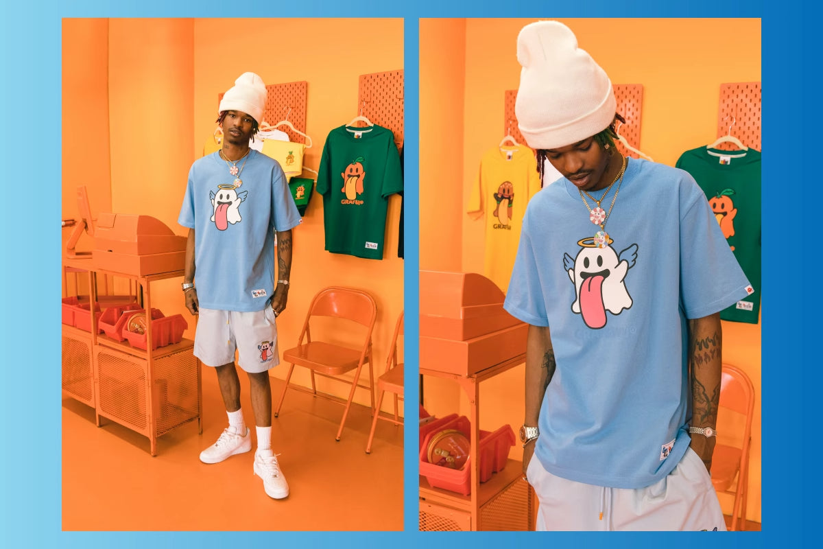GRAF&WU BooGhost cute Ghost 2.0 Angel Demon street loose casual T-shirt short sleeve