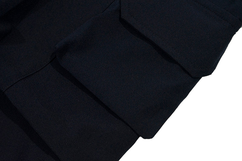 GRAF&WU Deer Metal Logo Lightweight Loose Cargo Casual Trousers