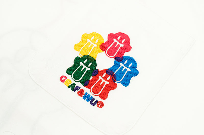 GRAFWU Five-Ring Olympic Cute Ghost T-Shirts