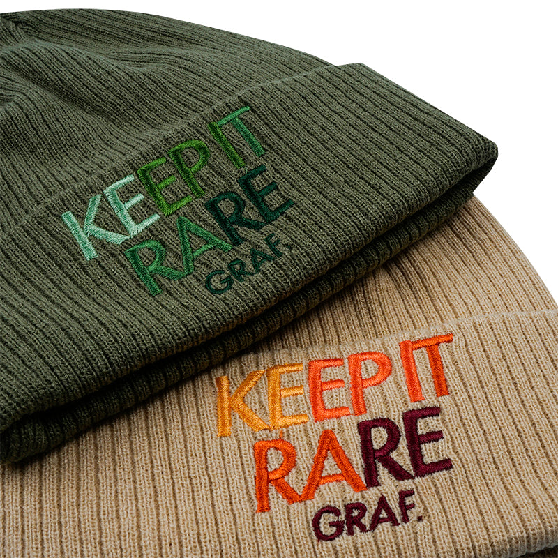 GRAF&WU KEEP IT RARE Colorful Embroidered Knitted Hat