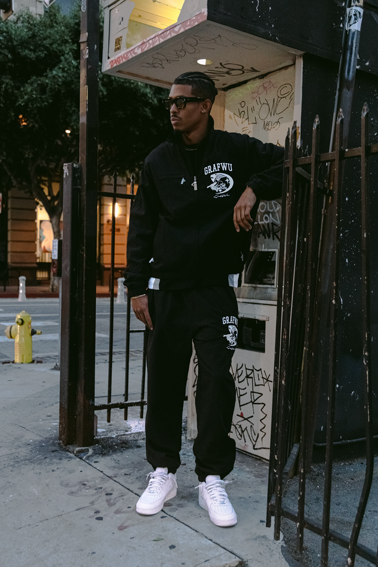 GRAF&WU Angel Embroidered Sport Trousers