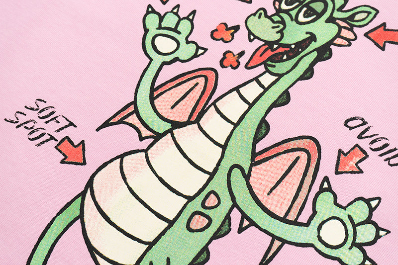 GRAF&WU Touch A Green Dragon Guide Fun T-Shirts
