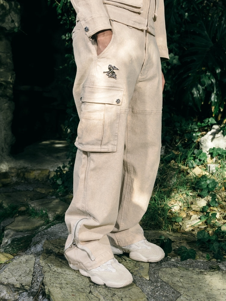 GRAF&WU Metal AK47 Angel Giraffe Cargo Pants