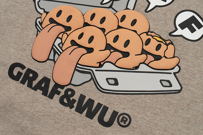 GRAFWU Interesting Egg Cute Ghost T-Shirts