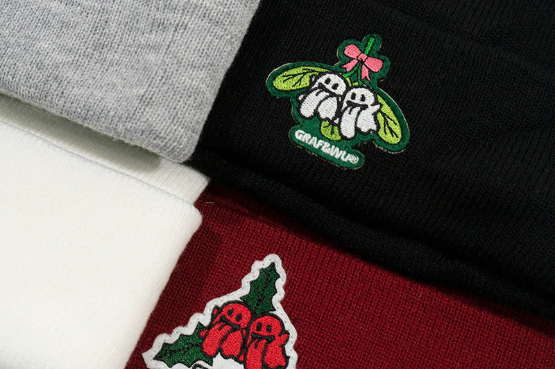 GRAF&WU Christmas Cute Ghost Character Beanies