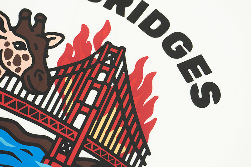 GRAFWU Cut Off The Back Road And Burn The Bridge Giraffe T-Shirts