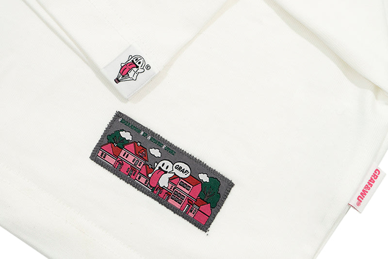 GRAF&WU 【World famous paintings】12 paintings of art Mona Lisa BooGhost embroidered short sleeves