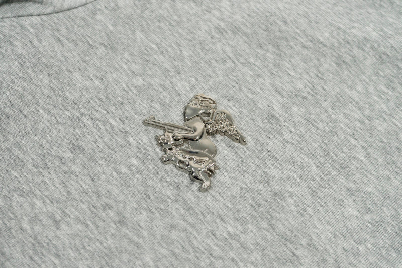 GRAF&WU AK47 Angel Giraffe Metal Label Hot Girl T-Shirts