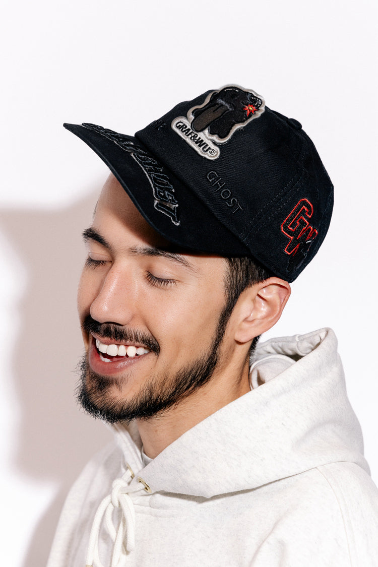 GRAFWU Boo Ghost Embroidery Baseball Cap