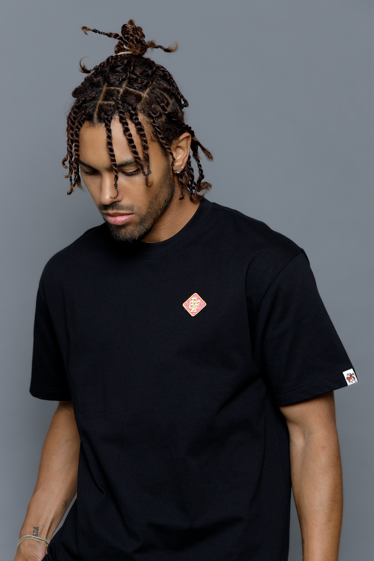 GRAFWU Square Colorful Graf Letter Embroidery T-Shirts