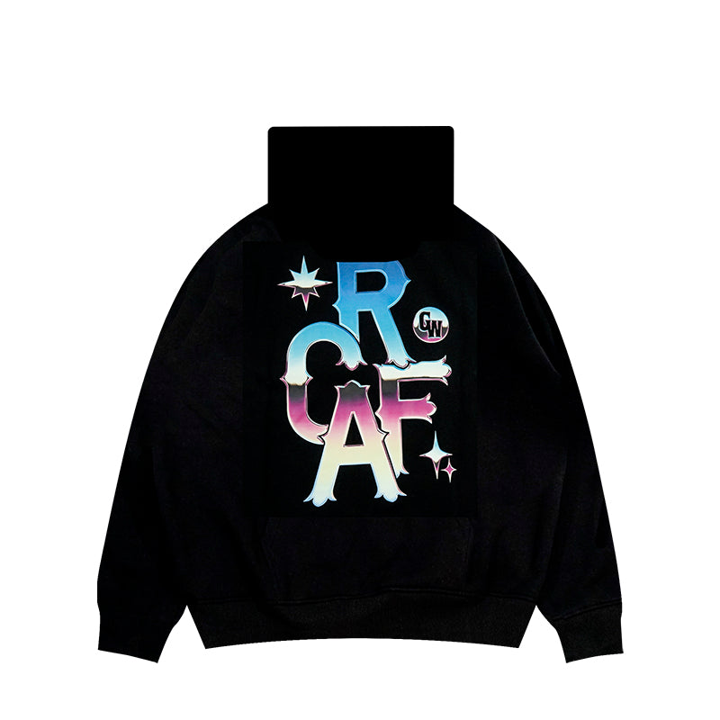 GRAFWU Colorful Electroplated Textured Hoodie