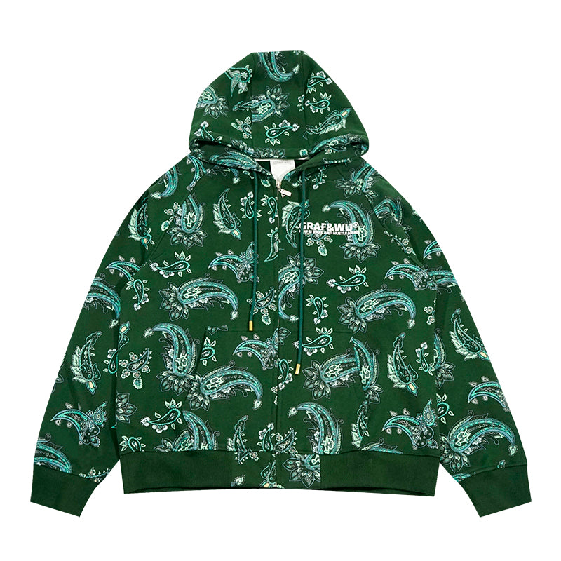 GRAF&WU Paisley 2.0 Pattern Printing Coat