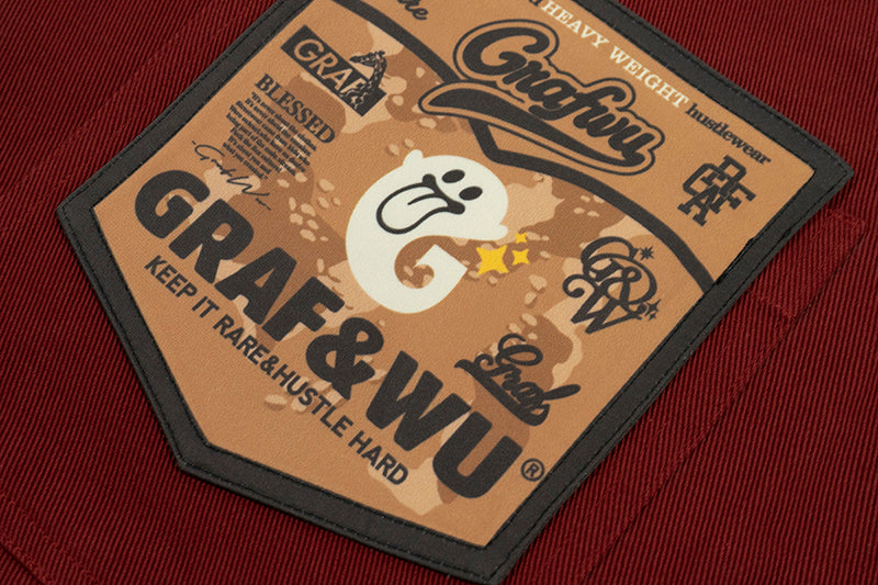 GRAF&WU G Cute Ghost Cargo Shorts