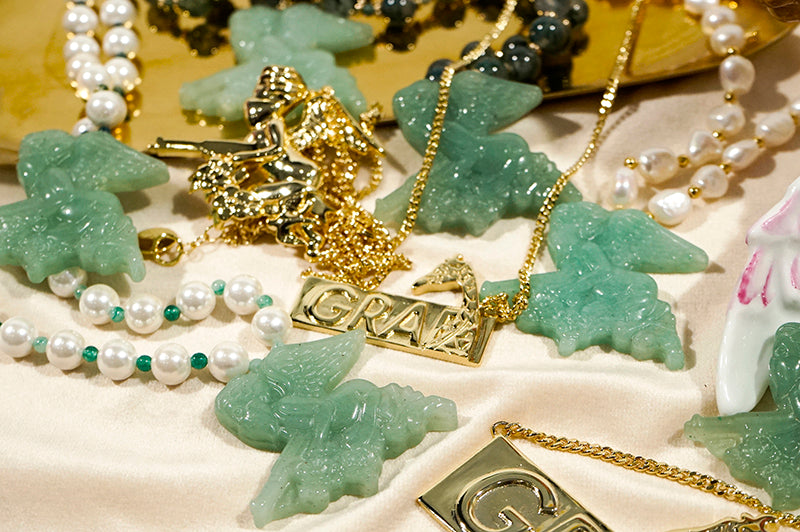 GRAF&WU Ak47 Little Angel Necklaces Bogo Giraffe Jewelry Hip Hop Trend Shiny Necklace Special Design Accessories