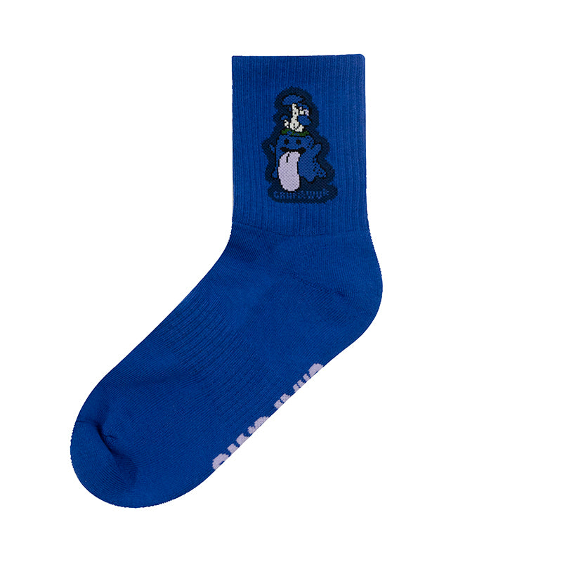 GRAF&WU Socks Magic Mushroom BooGhost Character Socks Cute Ghost 2.0 Socks Skateboard Sports Cotton Socks Men Women Fashion Socks