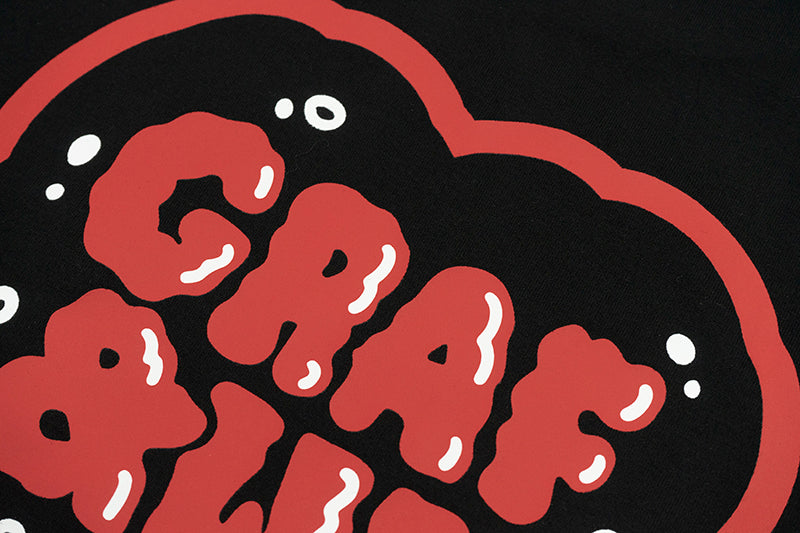 GRAF&WU Pocket Heart Ghost Embroidery T-shirts